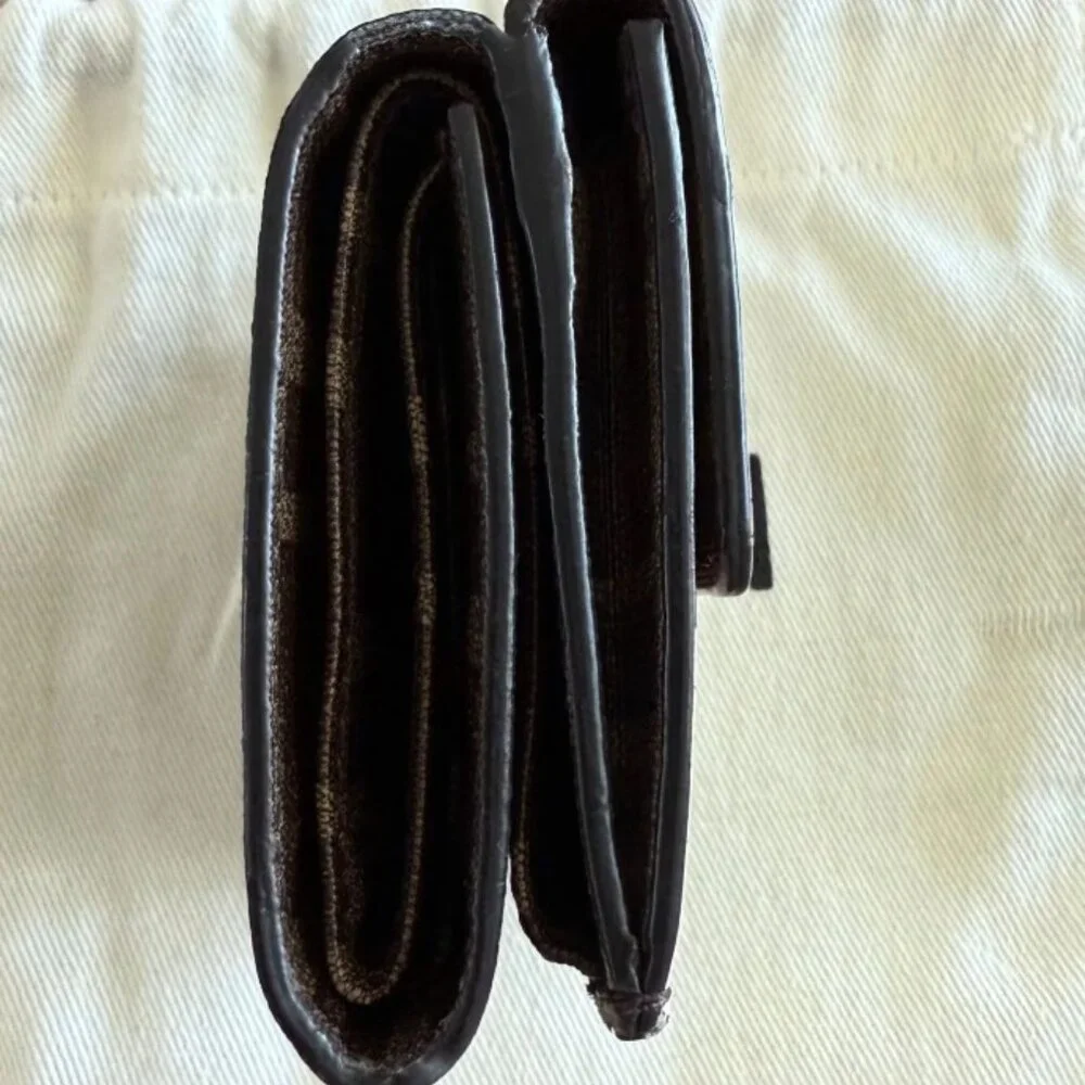 Authentic Fendi Micro Trifold Wallet Limited Edition Multicolor Print - Picture 7 of 8